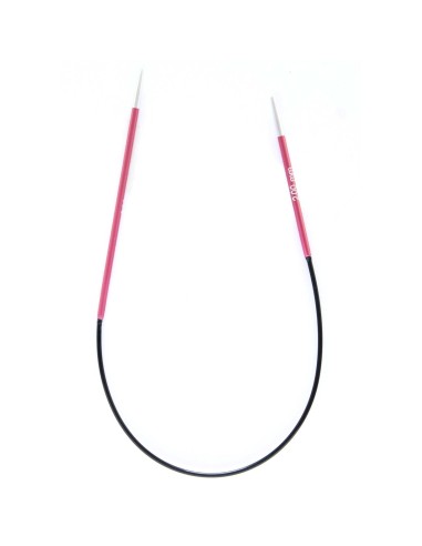 Agujas circulares fijas 25 cm KnitPro Zing - Agujas para tejer Calcetines